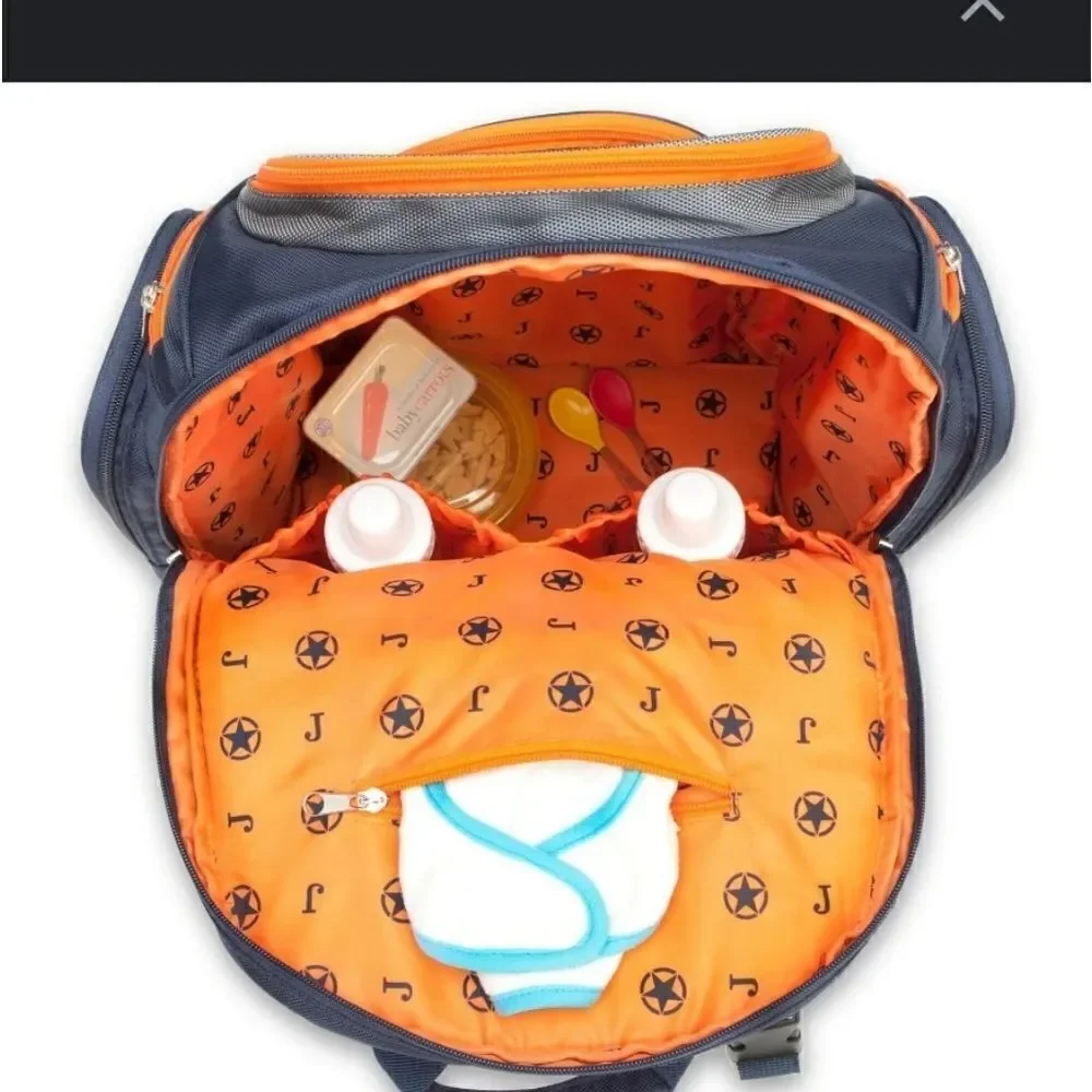 J Is for Jeep Perfect Pockets System Back Pack Diaper Bag ( PreOwned)